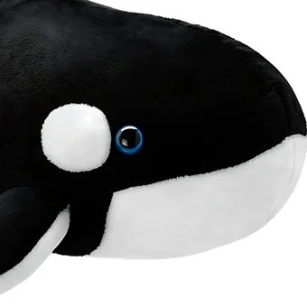 Wild Planet All About Nature Orca Plush Toy – Realistic Killer Whale