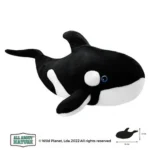 Wild Planet All About Nature Orca Plush Toy – Realistic Killer Whale