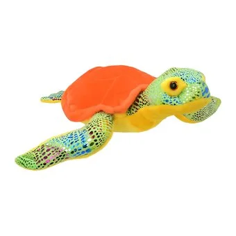 Wild Planet All About Nature Sea Turtle Plush Toy – Realistic Turtle