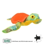 Wild Planet All About Nature Sea Turtle Plush Toy – Realistic Turtle
