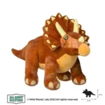 Wild Planet All About Nature Triceratops Plush Toy – Realistic Dinosaur