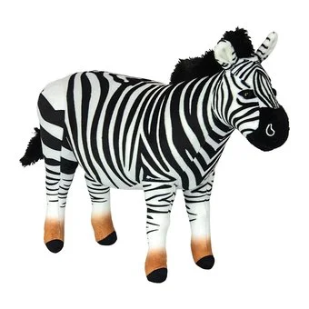 Wild Planet All About Nature Zebra Plush Toy – Realistic Soft Zebra