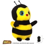 Wild Planet Orbys Bee Plush Toy – Cute Big-Eyed Bumblebee