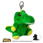 Wild Planet Orbys Crocodile Plush Keyring Clip