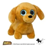 Wild Planet Orbys Dachshund Plush Toy – Big-Eyed Puppy