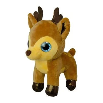 Wild Planet Orbys Deer Plush Toy – Big-Eyed Fawn