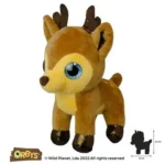 Wild Planet Orbys Deer Plush Toy – Big-Eyed Fawn