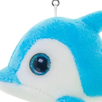 Wild Planet Orbys Dolphin Plush Keyring Clip