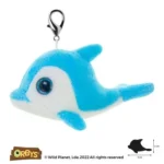 Wild Planet Orbys Dolphin Plush Keyring Clip