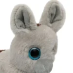 Wild Planet Orbys Donkey Plush Toy – Big-Eyed Grey Donkey