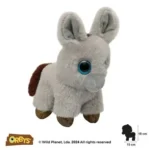 Wild Planet Orbys Donkey Plush Toy – Big-Eyed Grey Donkey