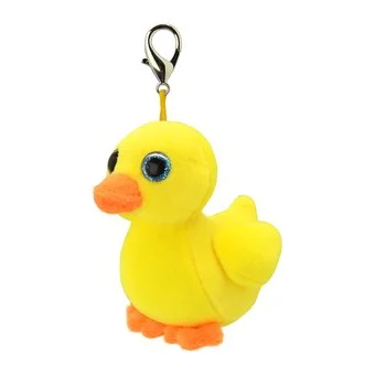 Wild Planet Orbys Duck Plush Keyring Clip