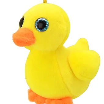 Wild Planet Orbys Duck Plush Keyring Clip