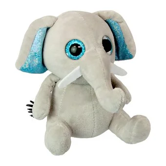 Wild Planet Orbys Elephant Plush Toy – Big-Eyed Soft Toy