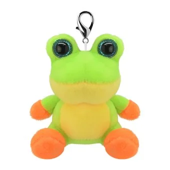 Wild Planet Orbys Frog Plush Keyring Clip