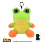 Wild Planet Orbys Frog Plush Keyring Clip