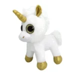 Wild Planet Orbys Gold Unicorn Plush Toy – Big-Eyed Magical Unicorn
