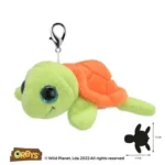 Wild Planet Orbys Green Turtle Plush Keyring Clip