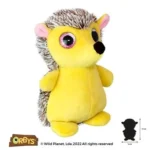 Wild Planet Orbys Hedgehog Plush Toy – Big-Eyed Yellow Hedgehog