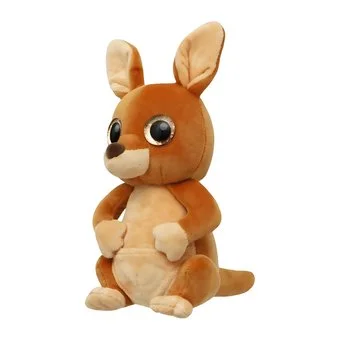 Wild Planet Orbys Kangaroo Plush Toy – Big-Eyed Soft Kangaroo