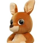 Wild Planet Orbys Kangaroo Plush Toy – Big-Eyed Soft Kangaroo