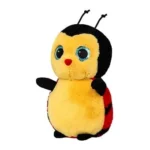 Wild Planet Orbys Ladybug Plush Toy – Big-Eyed Ladybird