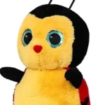 Wild Planet Orbys Ladybug Plush Toy – Big-Eyed Ladybird