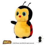 Wild Planet Orbys Ladybug Plush Toy – Big-Eyed Ladybird