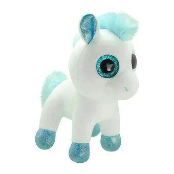 Wild Planet Orbys Pony Plush Toy – Big-Eyed White Pony