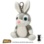 Wild Planet Orbys Rabbit Plush Keyring Clip