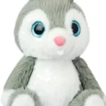 Wild Planet Orbys Rabbit Plush Toy – Big-Eyed Grey Bunny