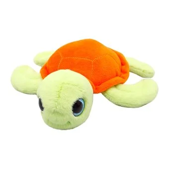 Wild Planet Orbys Sea Turtle Plush Toy – Big-Eyed Soft Turtle