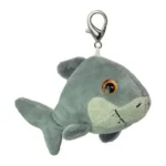 Wild Planet Orbys Shark Plush Keyring Clip