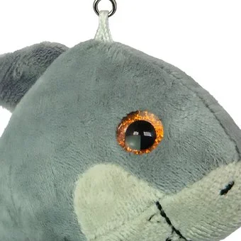 Wild Planet Orbys Shark Plush Keyring Clip