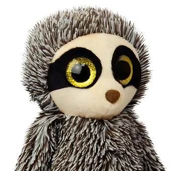 Wild Planet Orbys Sloth Plush Toy – Big-Eyed Fluffy Sloth