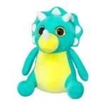 Wild Planet Orbys Triceratops Plush Toy – Big-Eyed Dinosaur