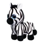 Wild Planet Orbys Zebra Plush Toy – Big-Eyed Striped Zebra