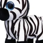 Wild Planet Orbys Zebra Plush Toy – Big-Eyed Striped Zebra