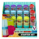 Wonder Factory Never Dry Dough & Sand Starter Set – Gluten-Free Sensory Play