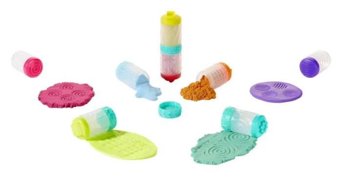 Wonder Factory Never Dry Dough & Sand Starter Set – Gluten-Free Sensory Play