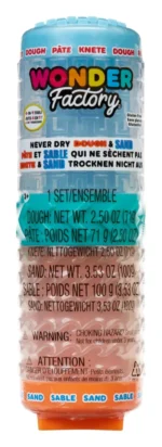 Wonder Factory Never Dry Dough & Sand Starter Set – Gluten-Free Sensory Play